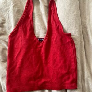 BRANDY MELVILLE HALTER CROP TOP
